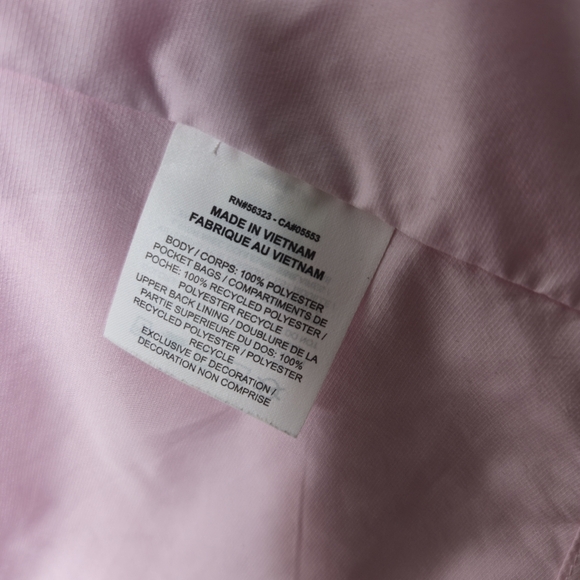 Nike Ladies Pink And White Windbreaker With Hood Size Small - Picture 10 of 11